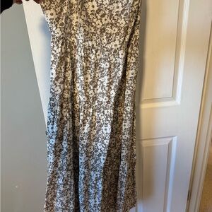 Rails Black and White Floral Maxi Skirt